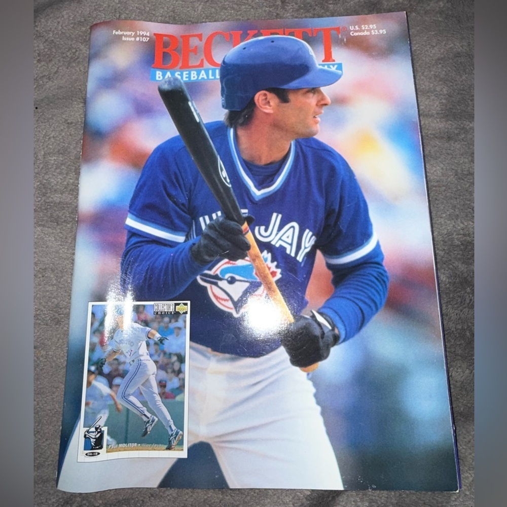 Vintage Beckett Baseball magazine